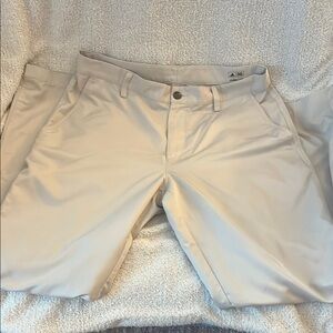 Men’s 32x32 Adidas Cream Clima lite Pants Versatile Casual Wear Golf